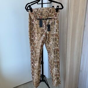 NWT Snake Print Two Piece Set